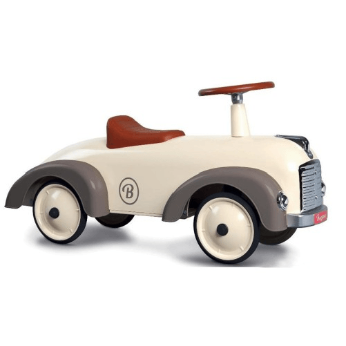 Auto a Spinta Macchina Cavalcabile Vintage per Bambini Primi Passi Senza Pedali