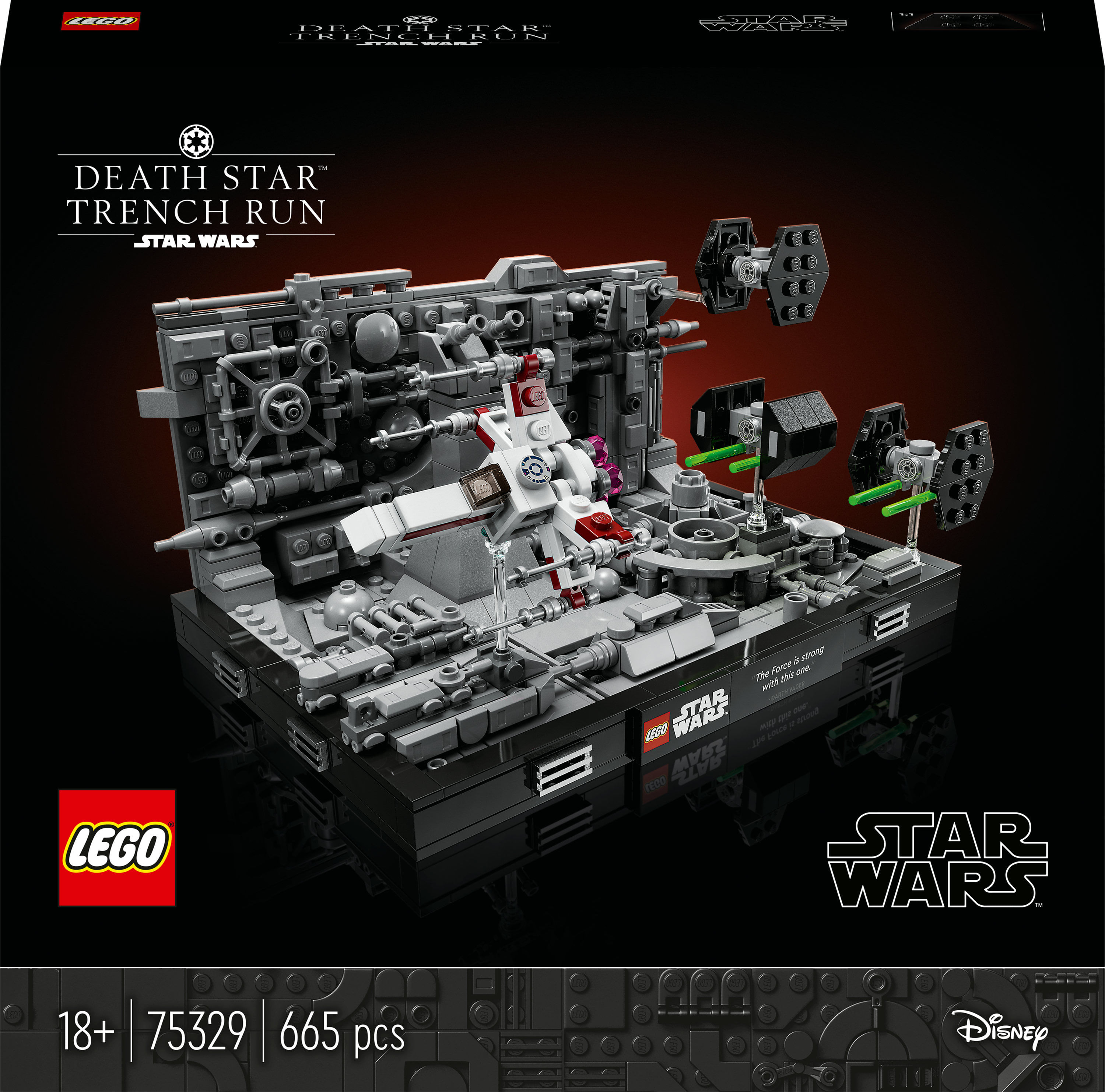 LEGO Star Wars Diorama Volo sulla trincea della Morte Nera