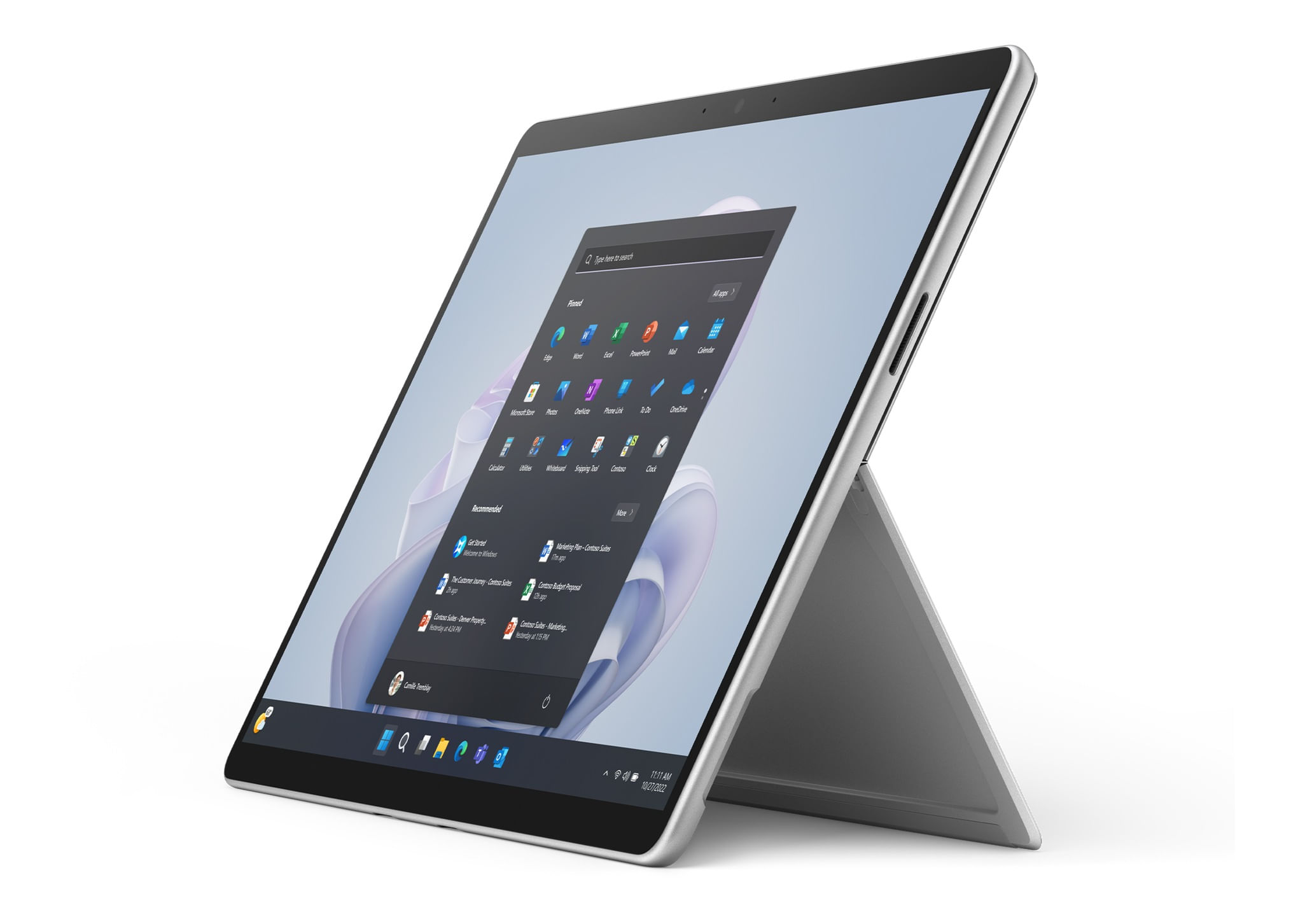 Microsoft Surface Pro 9 Intel Core i7 256 GB 33 cm (13") 16 GB Wi-Fi 6E (802.11ax) Windows 10 Pro Platino