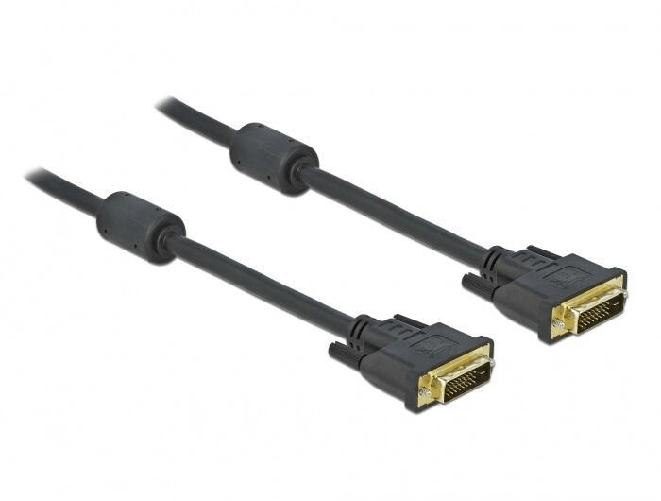 DeLOCK 83191 cavo DVI 3 m DVI-D Nero