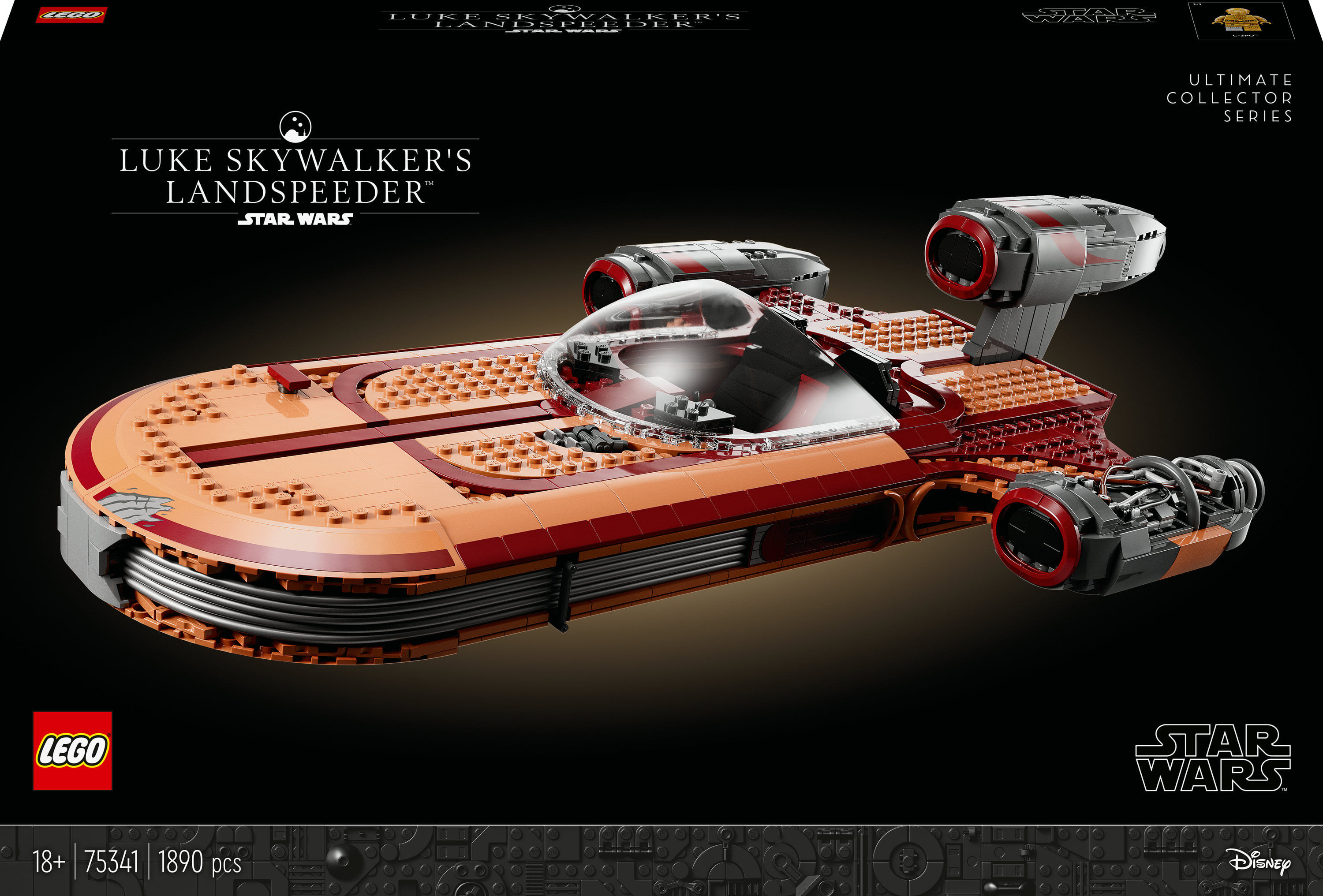 LEGO Star Wars Landspeeder di Luke Skywalker