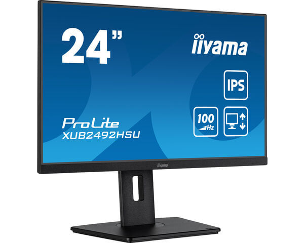 iiyama XUB2492HSU-B6 Monitor PC 60,5 cm (23.8") 1920 x 1080 Pixel Full HD LED Nero