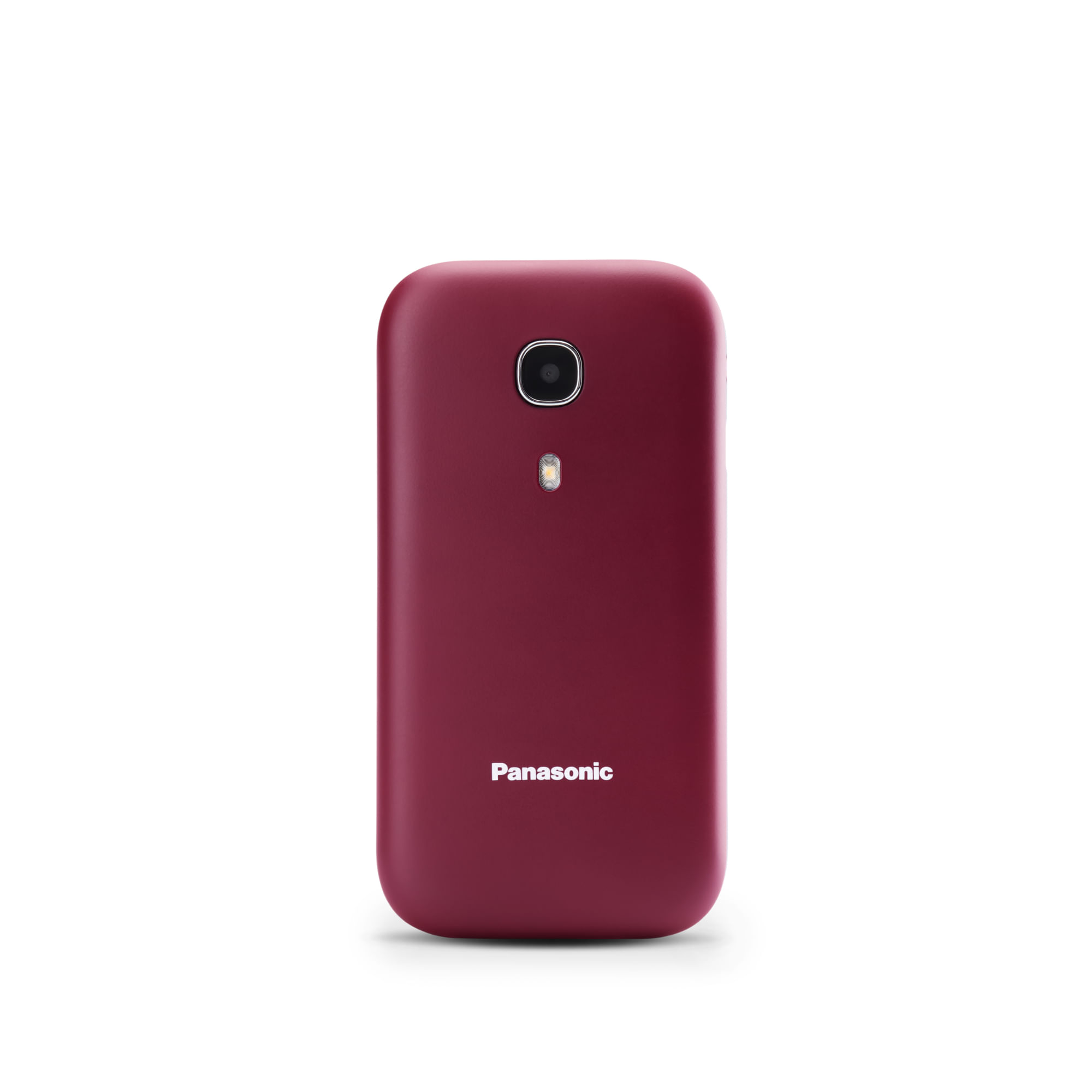 Panasonic KX-TU400 Cellulare Senior a conchiglia facilitato con SOS 2.4'' a colori Bordeaux Panasonic KX-TU400 6,1 cm (2.4") 106 g Rosso