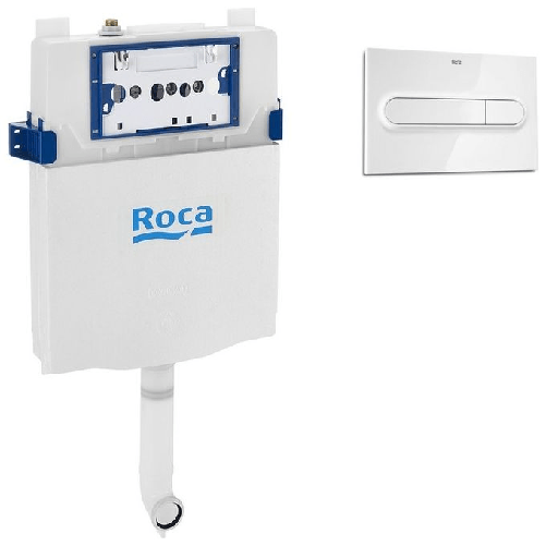 Roca Cassetta Incasso One Doppio Tasto+Placca