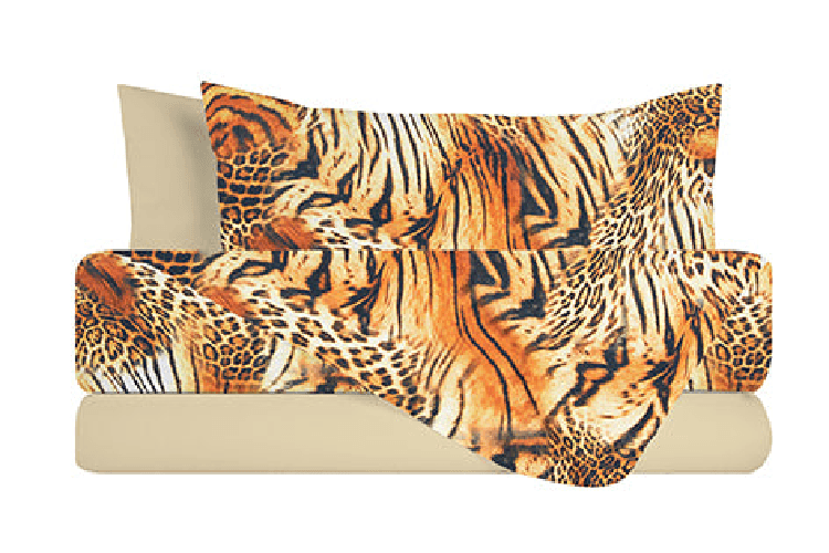 NOVILUNIO.IT Completo letto lenzuola federe bifaccia double face stampa digitale in cotone made in Dimensione SINGOLO