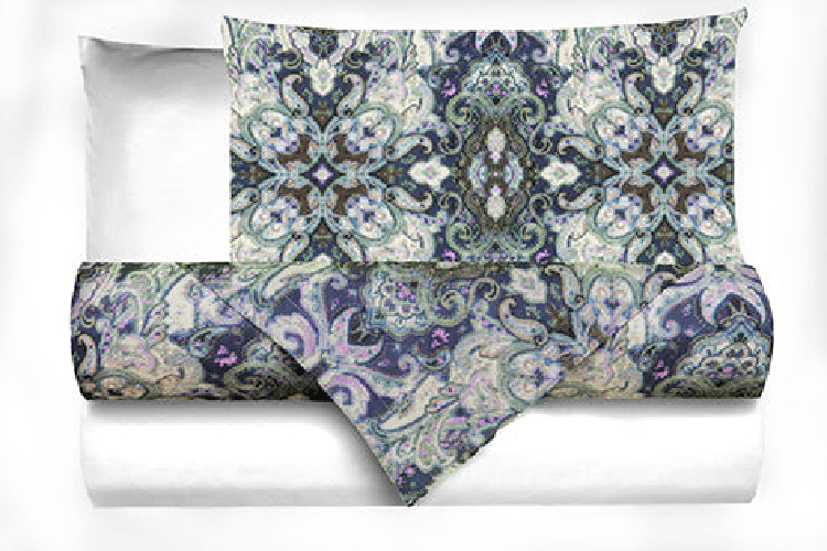 NOVILUNIO.IT Completo letto lenzuola federe bifaccia double face stampa digitale in cotone made in Dimensione MATRIMONIALE