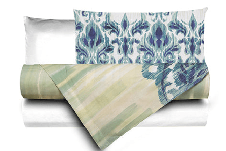 NOVILUNIO.IT Completo letto lenzuola federe bifaccia double face stampa digitale in cotone made in Dimensione MATRIMONIALE