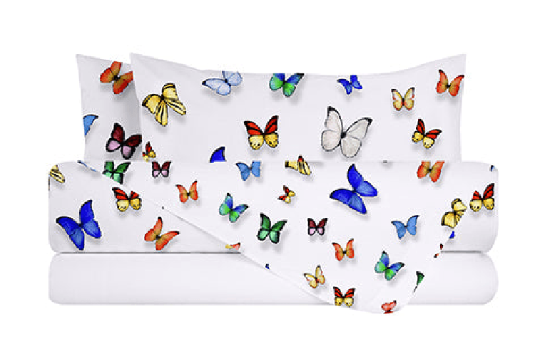 NOVILUNIO.IT Completo letto lenzuola federe bifaccia double face stampa digitale in cotone made in Dimensione SINGOLO