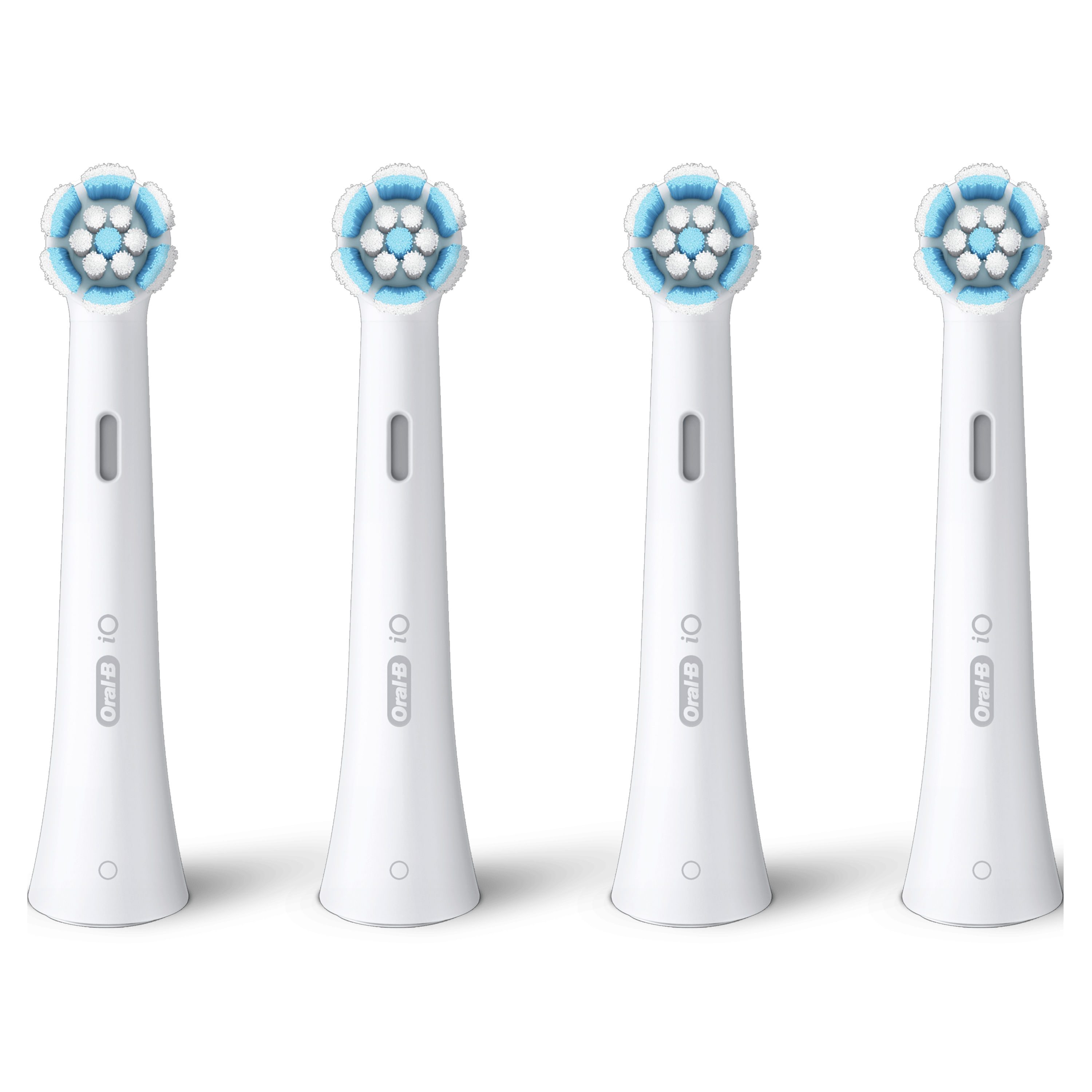Braun Oral-B iO Gentle Care Testina per Spazzolino 4 Pezzi Blu-Bianco Oral-B iO Gentle Care iO Testine Di Ricambio Gentle Care. 4 Pezzi