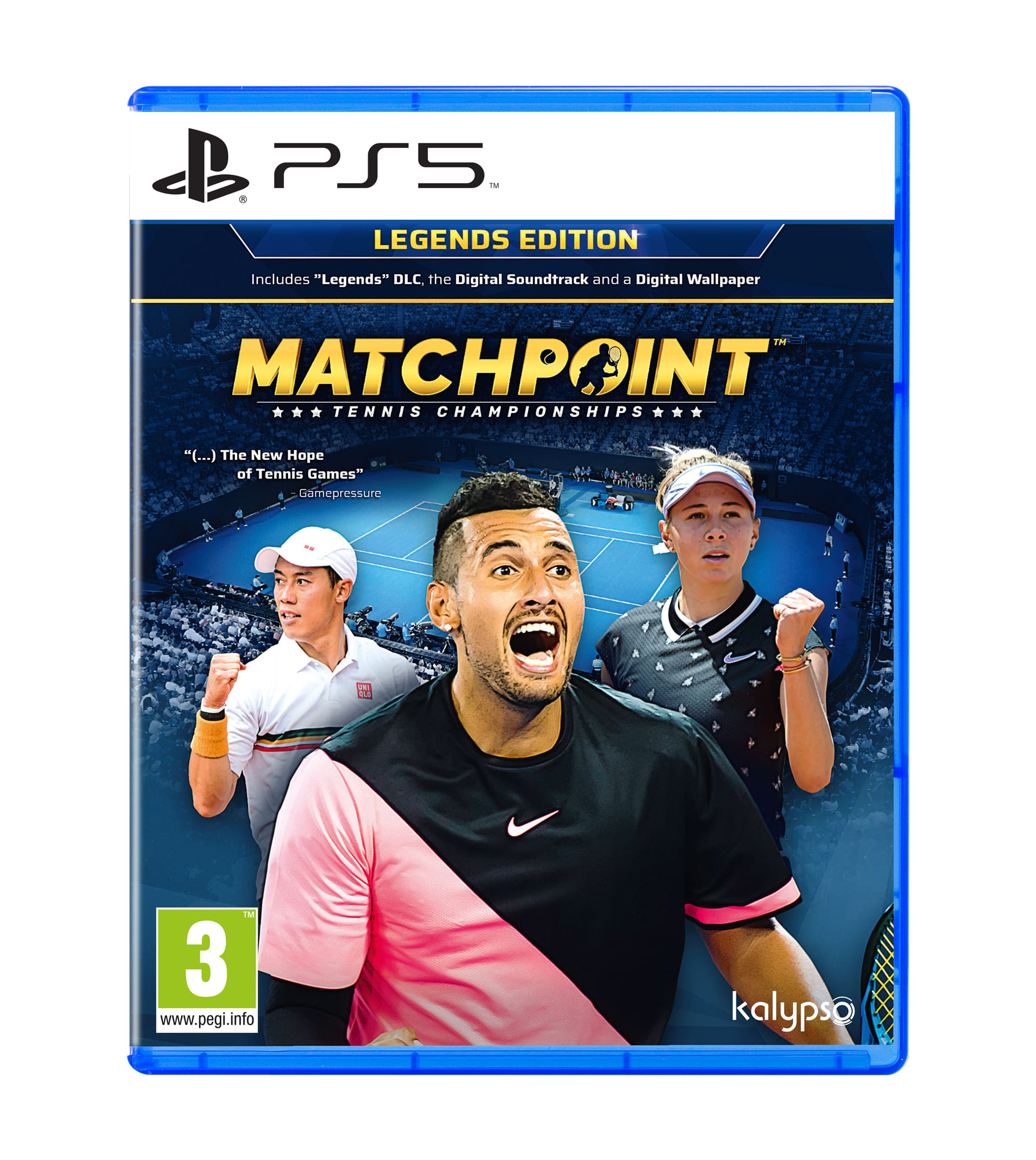 Kalypso Deep Silver Matchpoint - Tennis Championships Legendary Inglese PlayStation 5 Deep Silver Matchpoint - Tennis Championships Legendary Inglese