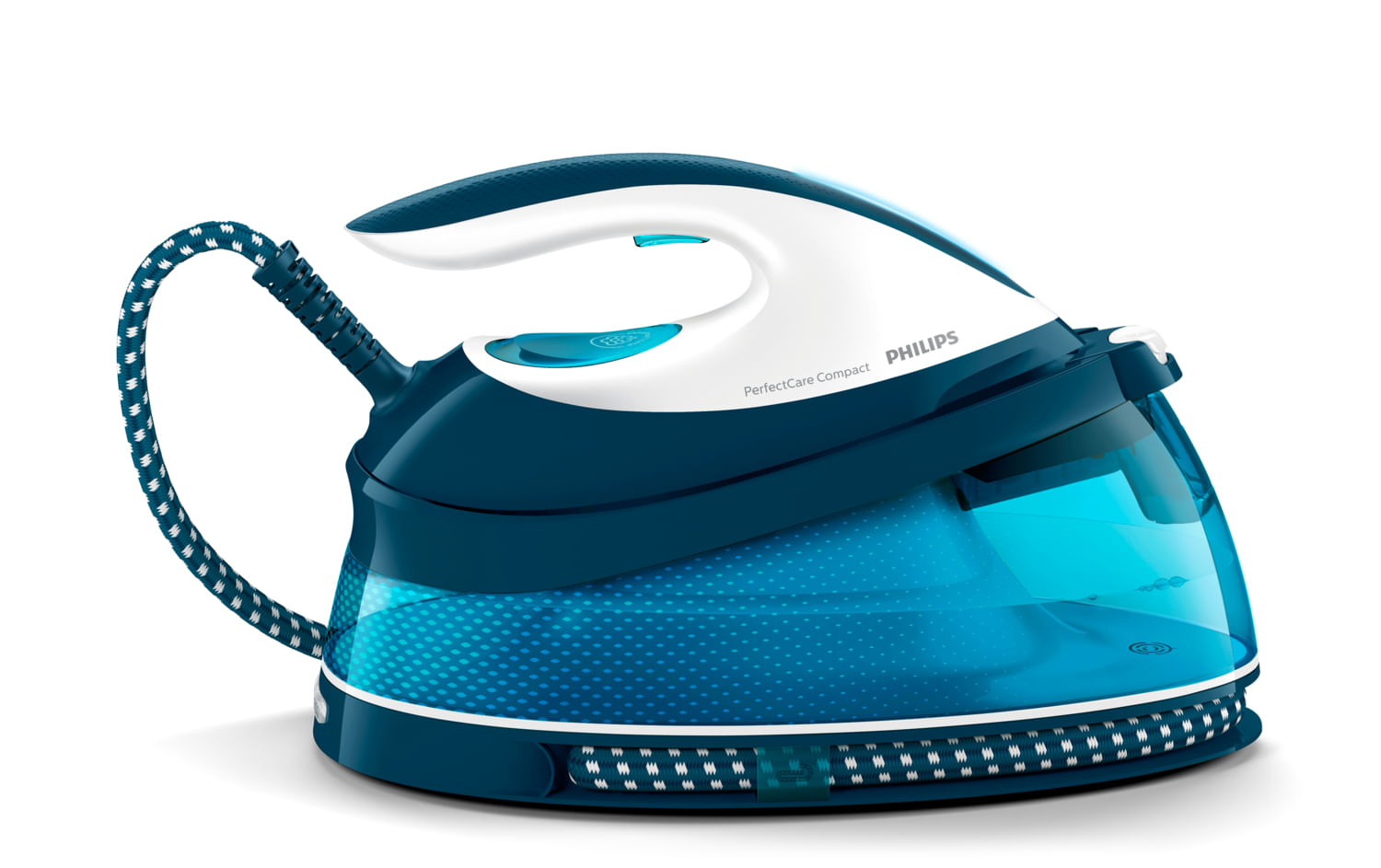 Philips GC7840-20 PerfectCare Compact Ferro da Stiro con Caldaia 1,5 Litri 2400W 400 g-min 6,5 bar Philips Ferro generatore di vapore PerfectCare Comp