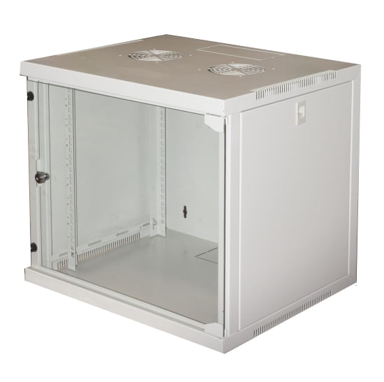 Link armadio 9 unita' da muro per reti (a)485 x (l)540 x 450 mm colore grigio Link Accessori LK1909UG rack 9U Da parete Grigio