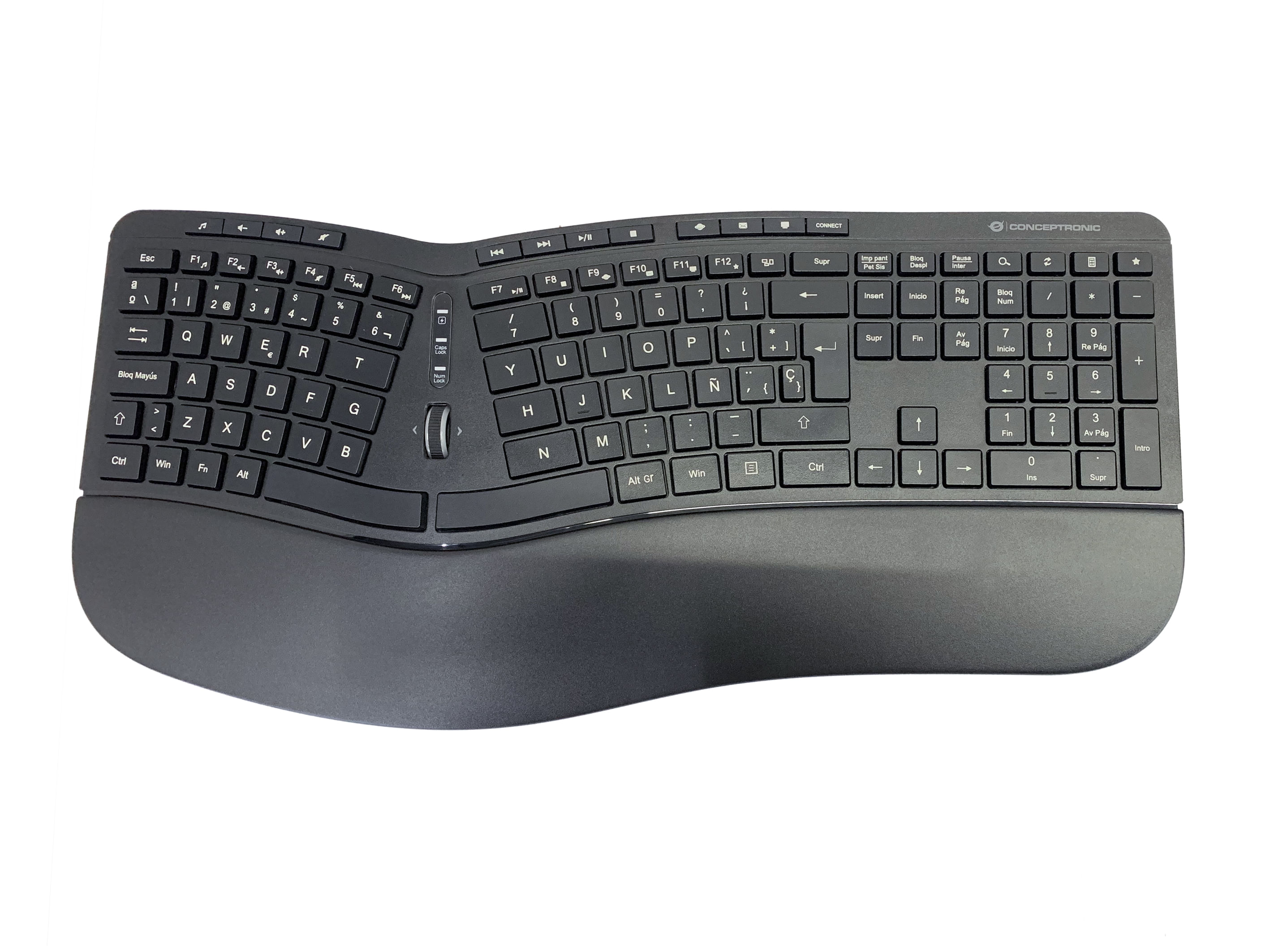 Conceptronic ORAZIO02ES tastiera Mouse incluso Ufficio RF Wireless QWERTY Spagnolo Nero