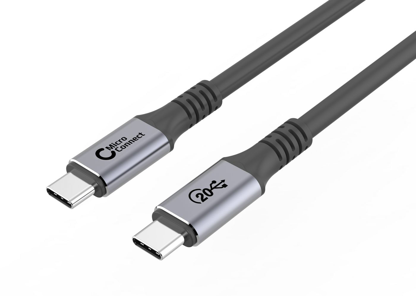 Microconnect USB3.2CC4 cavo USB 4 m USB 3.2 Gen 2 [3.1 Gen 2] USB C Nero (Premium USB-C cable 4m - 20Gbps, 100W, USB 3.2 Microconnect USB3.2CC4 cavo U