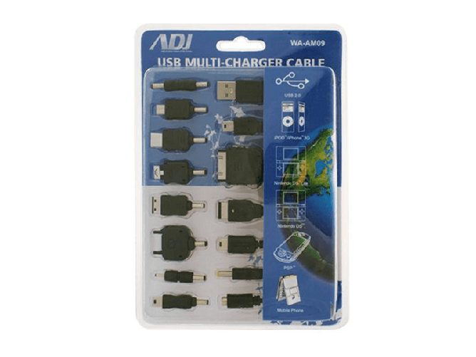 ADJ CARICABATTERIA UNIVERSALE PER CONSOLE PSP E TELEFONI IPHONE NOKIA SAMSUNG ADJACOFAM09 Adj ADJACOFAM09 Caricabatterie per dispositivi mobili Nero