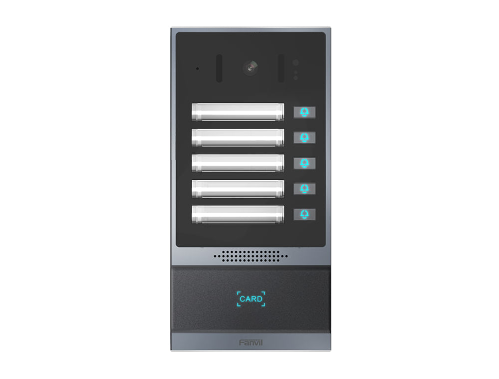 Fanvil i63 | Videocitofono | PoE, IP66, Audio HD, Telecamera HD, Altoparlante integrato, IC/RFID, Montaggio a parete Fanvil i63 sistema per video-cito