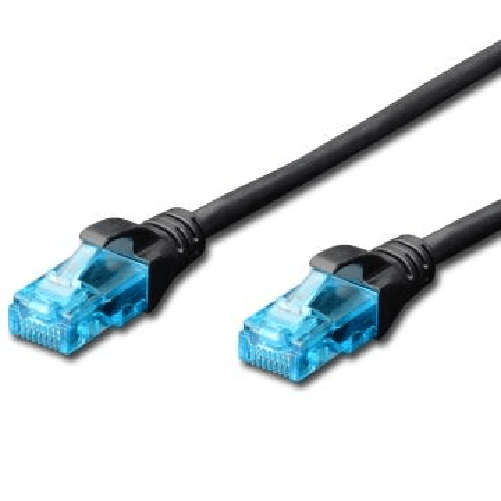 EWENT CAVO DI RETE U/UTP PATCH CORD 2MT CAT 5e COLOR NERO EW-5U-020BL IM1159 Ewent IM1159 cavo di rete Nero 2 m Cat5e U/UTP (UTP)