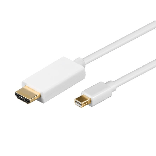 Oem EWENT CAVO ADATTATORE MINI DISPLAYPORT A HDMI M/M 1MT BIANCO CC-140301-010-B-B Goobay 1m Mini DisplayPort / HDMI Cable Bianco