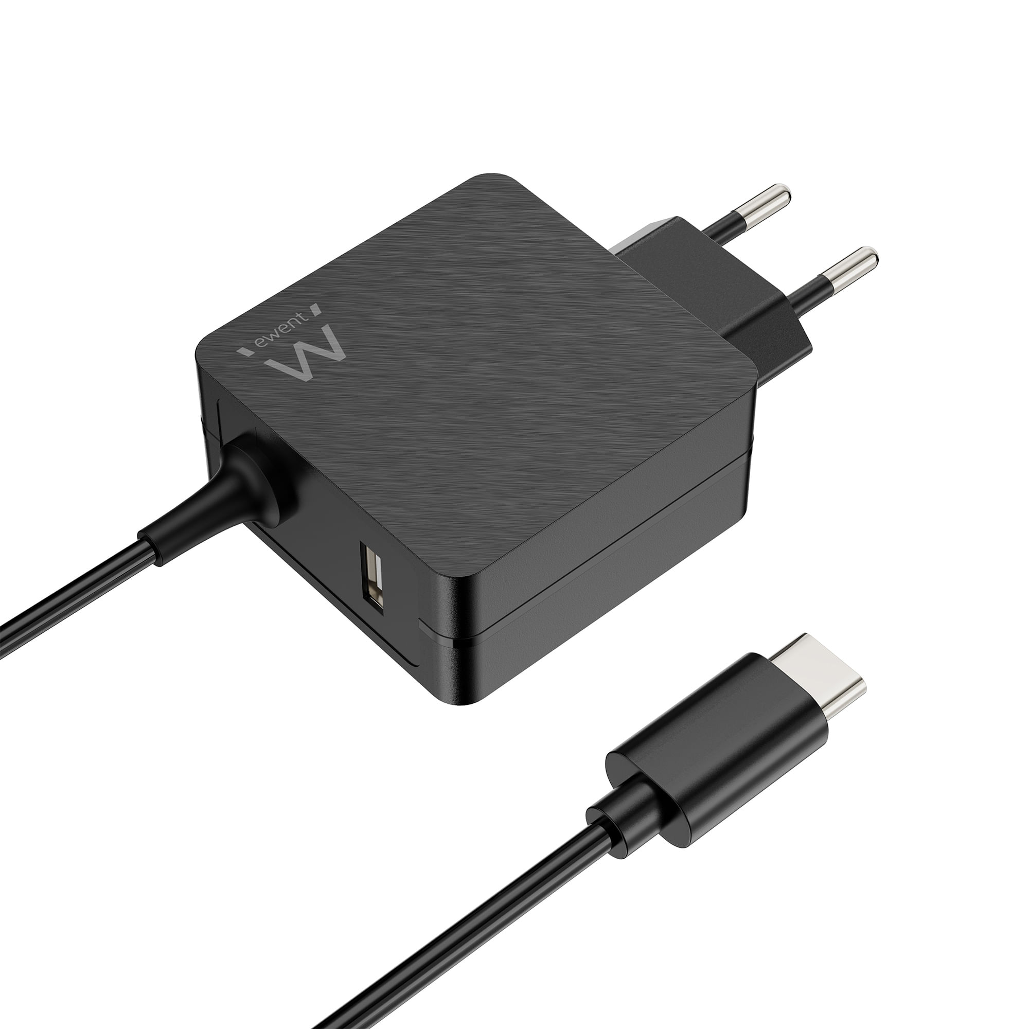 Ewent EW3979 Caricabatterie per dispositivi mobili Computer portatile Nero AC Ricarica rapida Interno