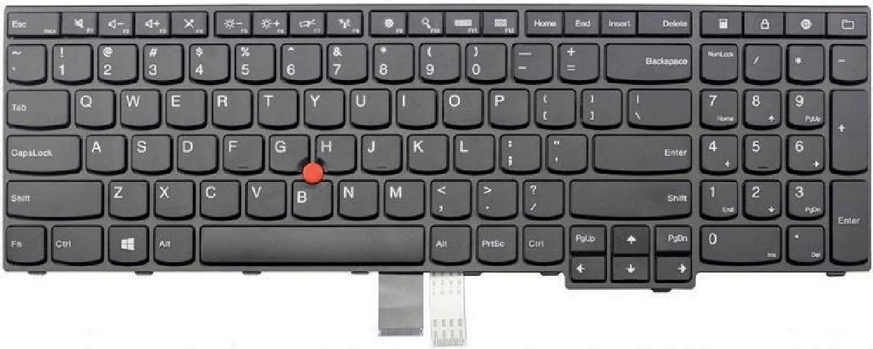 Lenovo 01AX621 ricambio per laptop Tastiera (Thinkpad Keyboard L570 FR. KEYBOARD: French. WARRANTY: 1YM) Lenovo 01AX621 ricambio per laptop Tastiera