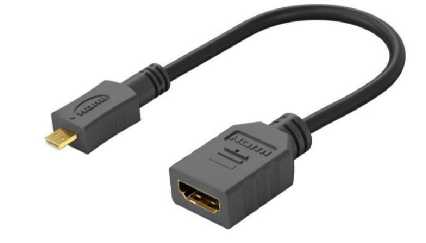 Microconnect HDM19F19MMC adattatore per inversione del genere dei cavi HDMI Type D [Micro] HDMI Nero (HDMI to Micro HDMI Microconnect HDM19F19MMC adat