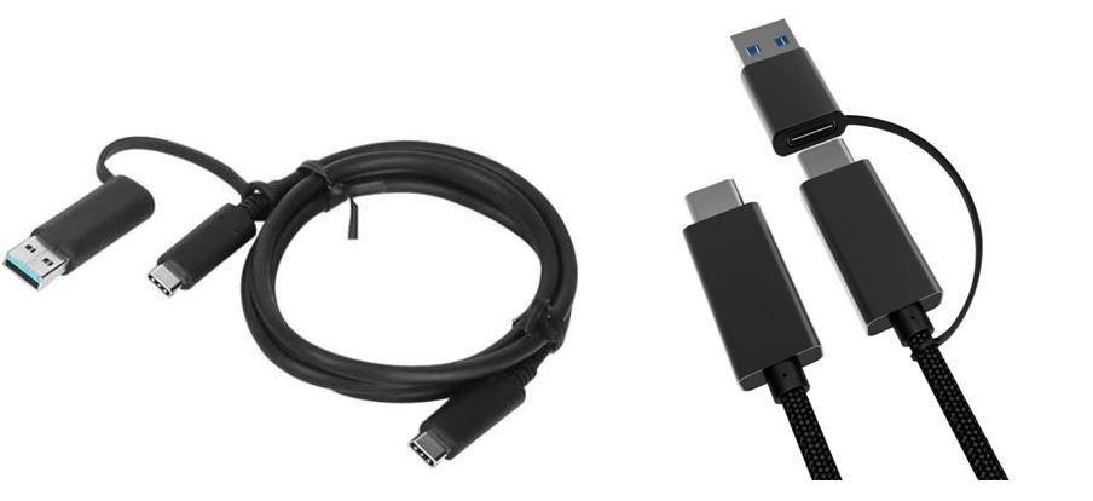 Microconnect USB3.1CCA1 cavo USB 1 m USB 3.2 Gen 1 [3.1 Gen 1] USB C Nero (USB-C Cable Cable, 1m - with one USB 3.0 A ad Microconnect USB3.1CCA1 cavo