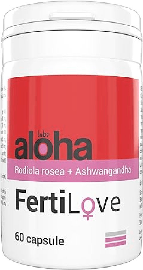Aloha FertiLove Donna Integratore per la Fertilità Donna Gravidanza Naturale Rodiola Concepimento integratori per rimanere incinta 60 compresse