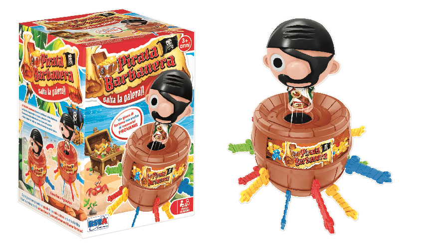 Rs Toys PIRATA BARBANERA SALTA LA GALERA - 11138