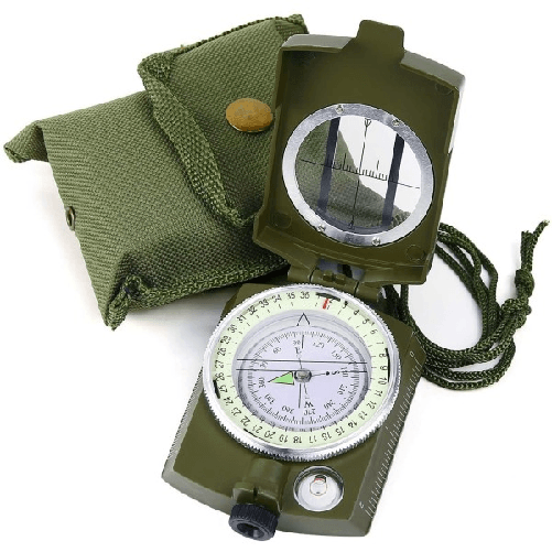 Trade Shop Traesio-bussola Militare Professionale Geologia Multifunzione Da Campeggio Impermeabile -