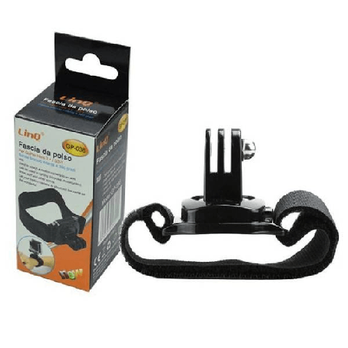 Linq-fascia Gopro Hero 3+/3/2/1 Supporto Polso Mano Braccio Fibbia Rotante 360° Gp-036 -
