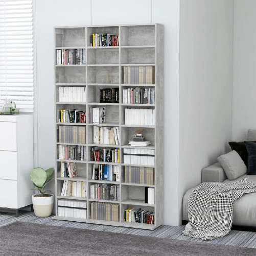 Mobile Porta TV Grigio Cemento 102x16x177,5 cm in Multistrato
