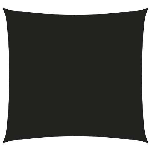 vidaXL Vela Parasole in Tela Oxford Quadrata 6x6 m Nera