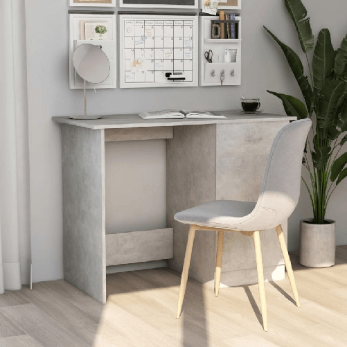 Scrivania Grigio Cemento 100x50x76 cm in Truciolato