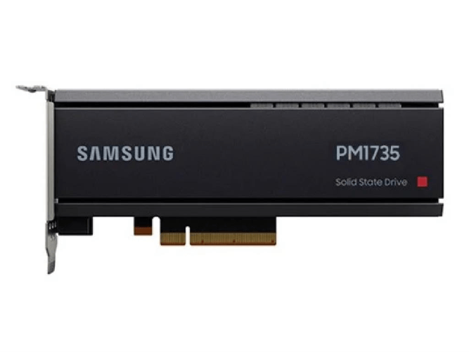 Samsung SSD Samsung Semiconductors PM1735 - Scheda PCIe HHHL 3.2TB - PCIe 4.0 x8 - 3 DWPD