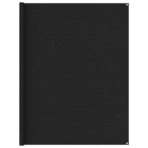 Tappeto da Tenda 250x600 cm Nero