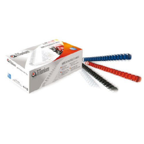 TITANIUM 50 DORSI PLASTICI 21 ANELLI 45MM BLU TiTanium