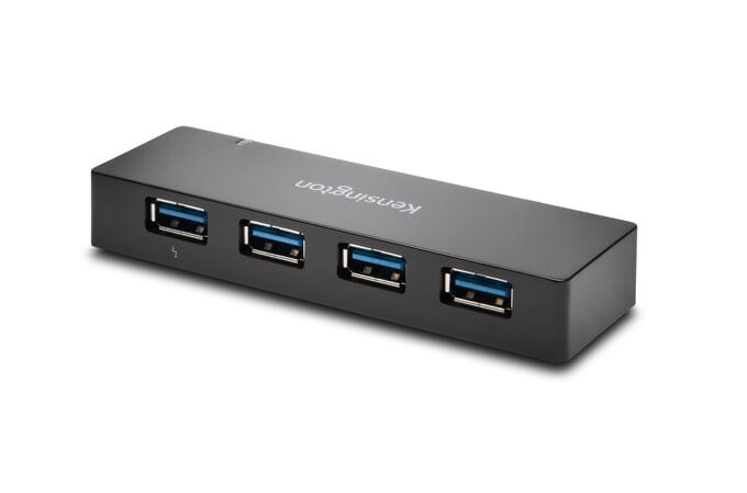 Kensington Hub a 4 porte USB 3.0 con funzionalita' di ricarica UH4000C