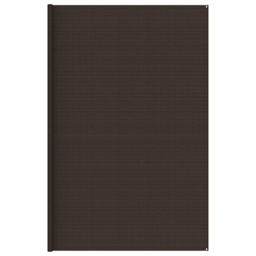 vidaXL Tappeto da Tenda 400x400 cm Marrone