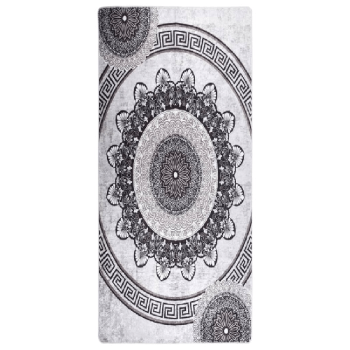 vidaXL Tappeto Lavabile 80x300 cm Multicolore Antiscivolo