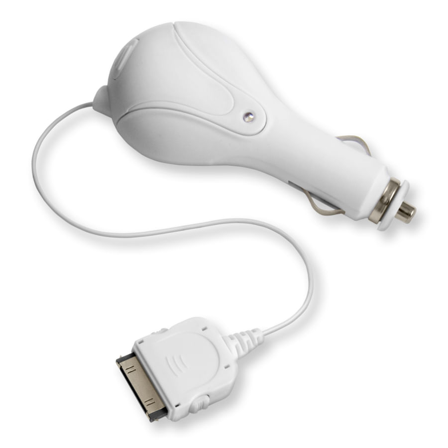 ReTrak EUIPODCHGCW Caricabatterie per dispositivi mobili Telefono cellulare, MP3 Bianco Accendisigari Auto