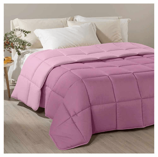 CALEFFI TRAPUNTA MATRIMONIALE MODERN DOUBLE FACE 260x 270 MICROPFIBRA COLORE ORCHIDEA