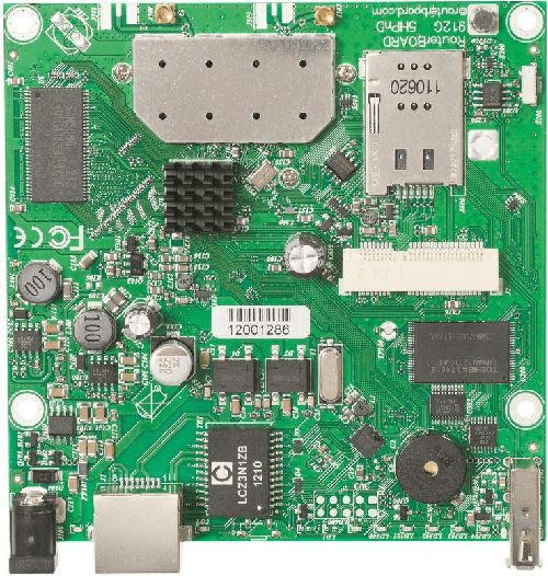 MikroTik RB912UAG-5HPnD | WiFi Router | 5GHz, 1x RJ45 1000Mb/s, 1x miniPCIe Mikrotik RB912UAG-5HPnD