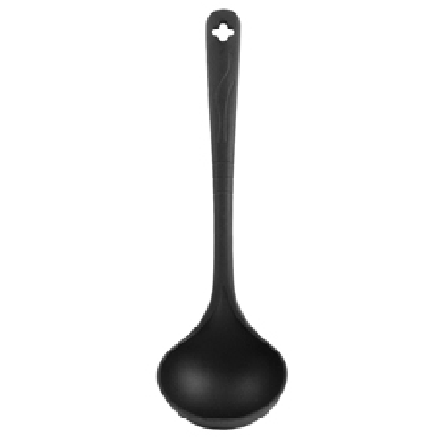 No Brand Mestolo da cucina - nylon - nero - Stardust