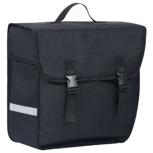 vidaXL Borsa Singola Bicicletta Impermeabile per Portapacchi 21 L Nero