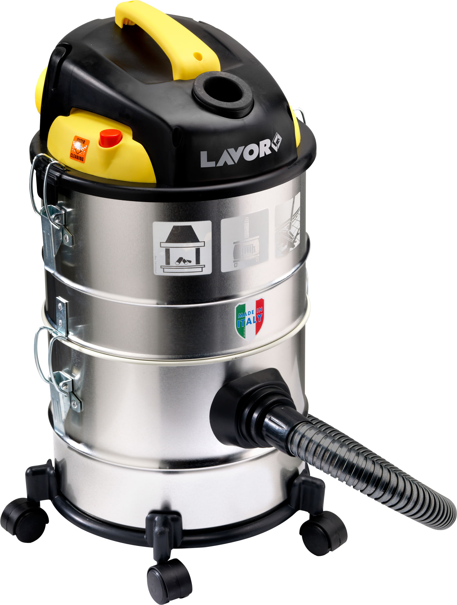 Lavor Aspiratore multifunzione Kombo 4in1 capacitA' 14+14Lt Lavor LAVOR Ashley Kombo 28 L Nero, Acciaio inox, Giallo
