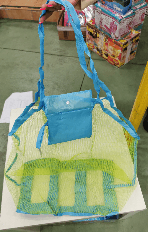 BORSA A RETE CON MANICO