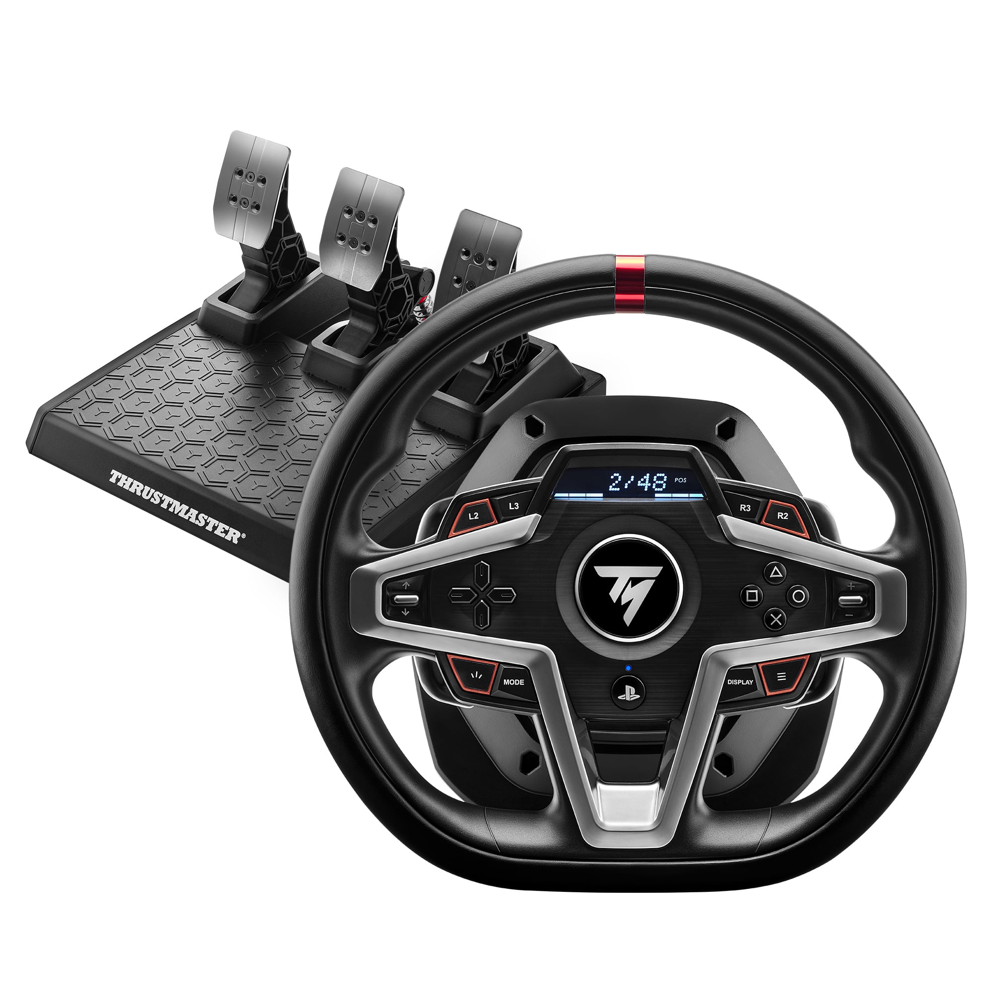 Thrustmaster T248 Volante e Pedali Magnetici per PS5-PS4-PC Hybrid Drive Thrustmaster T248 Nero Sterzo + Pedali PC, PlayStation 4, PlayStation 5