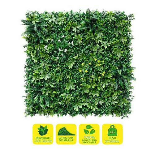 Giardino Verticale Sungarden 100x100cm Serie Florenza - Muro Verde Artificiale