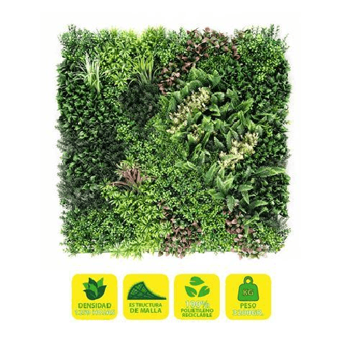Giardino Verticale Sungarden 100x100cm Serie Verdal - Decorazione Artificiale per Esterni