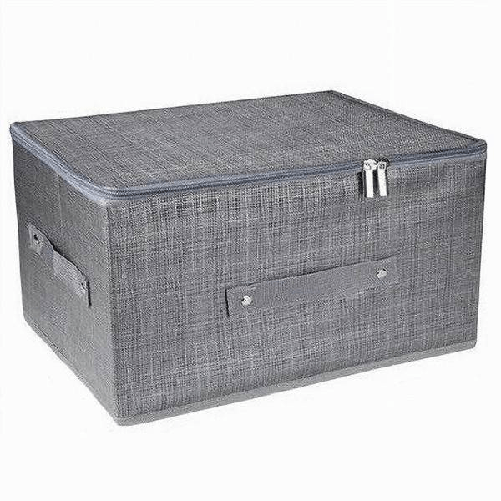 Scatola Box Salvaspazio Portatutto Contenitore Organizer Cerniera 51x40x24cm 79417 -